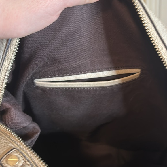 Banana Republic Grey Leather Shoulder Bag - Picture 6 of 8